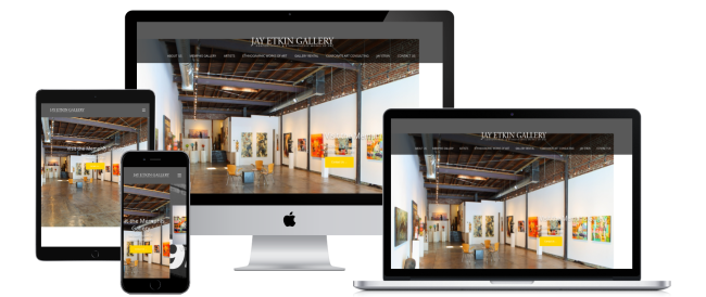 jay etkin gallery art website platform